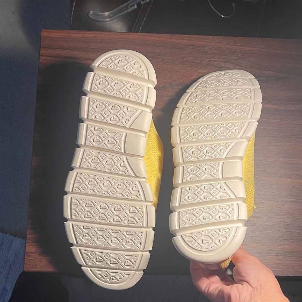 Men's Yellow Knit Sneakers Breeze size 41 - Picture 3 of 6